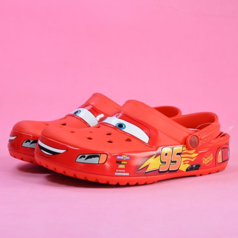 New Mcqueen Cars Series Men's and Women's Shoes 2024 Spring Closed-Toe Beach Sandals Outdoor Casual Flat Shoes New Mcqueen Cars Series Men's and Women's Shoes 2024 Spring Closed-Toe Beach Sandals Outdoor Casual Flat Shoes