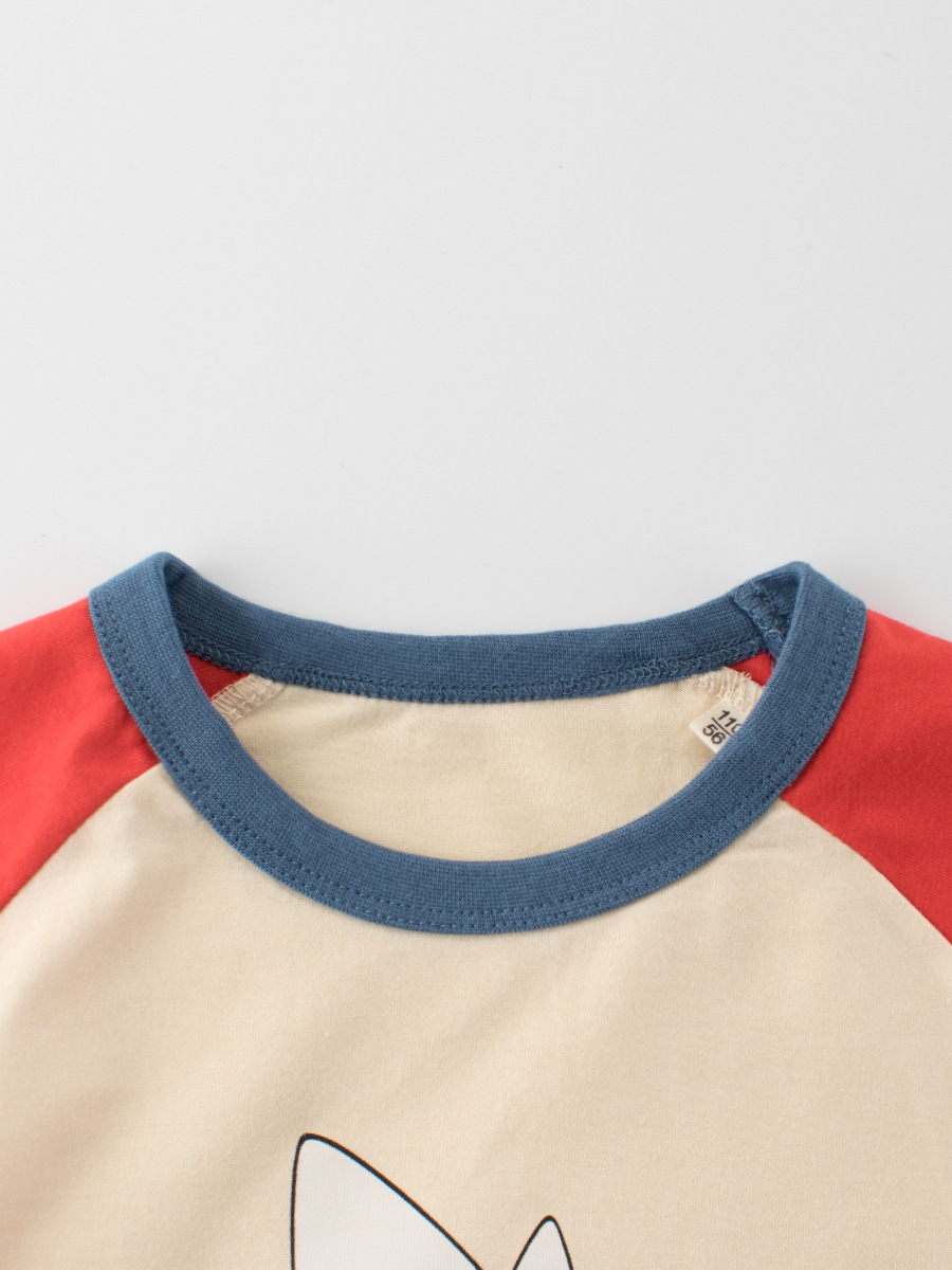 Ropa Infantil 27kids, Verano 2026, Nuevo Estilo, Camiseta de Manga Corta para Niños, Estilo Coreano, Camisetas Raglán con Dibujos Animados para Niños, Venta al Por Mayor image 3