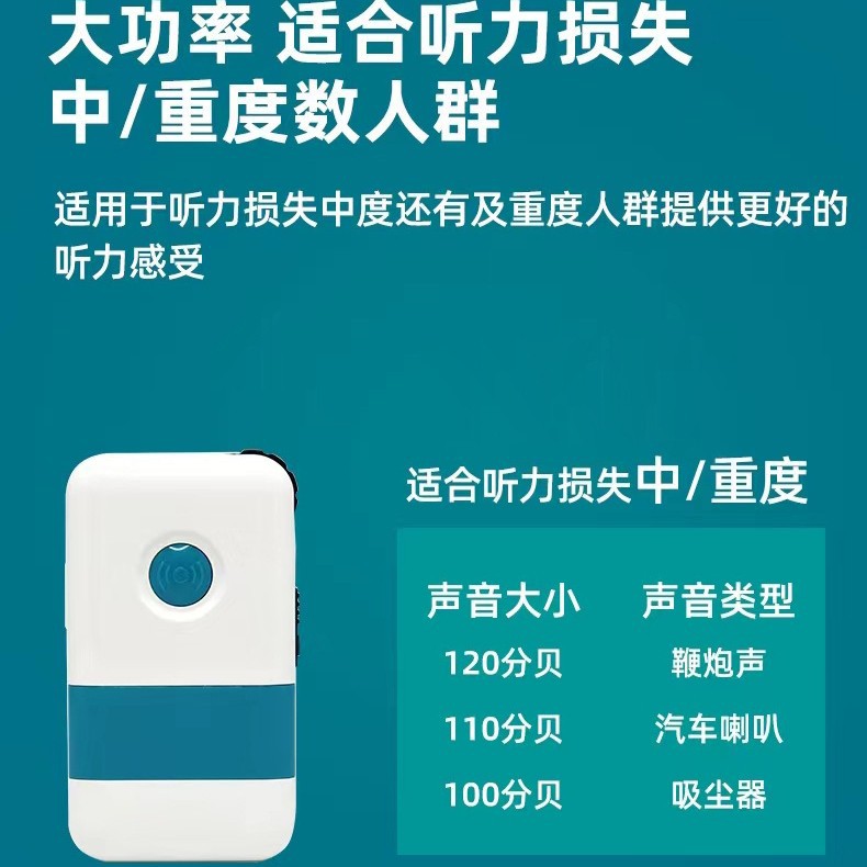 Tipo caja audífono para los ancianos 60-70-80 años de edad especial sordo severo oído nuevo recargable Siemens mismo estilo