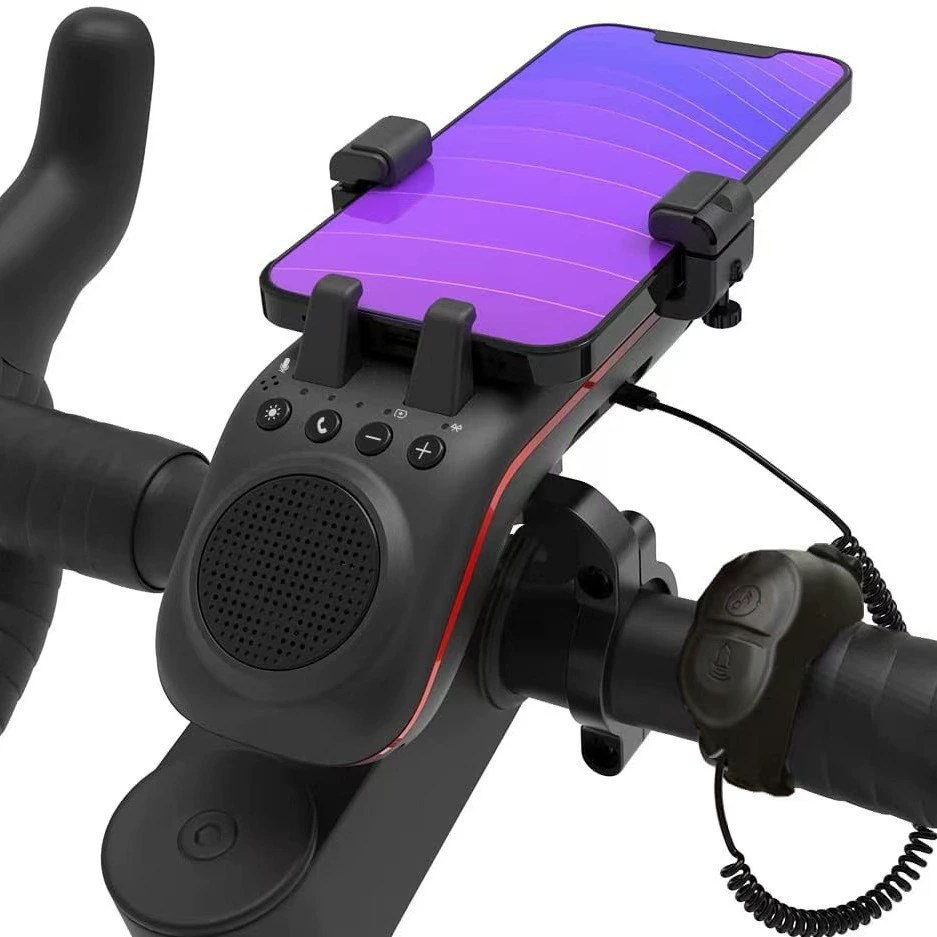 Многофункциональный велосипед Bluetooth-динамик, светодиодный свет мобильный источник питания велосипед динамик велосипедный кронштейн