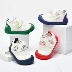 Baby walking shoes for girls 0-1-3 years, 2 baby shoes for spring and autumn, soft bottom, anti-slip, breathable, not easy to fall off, also suitable for baby boys