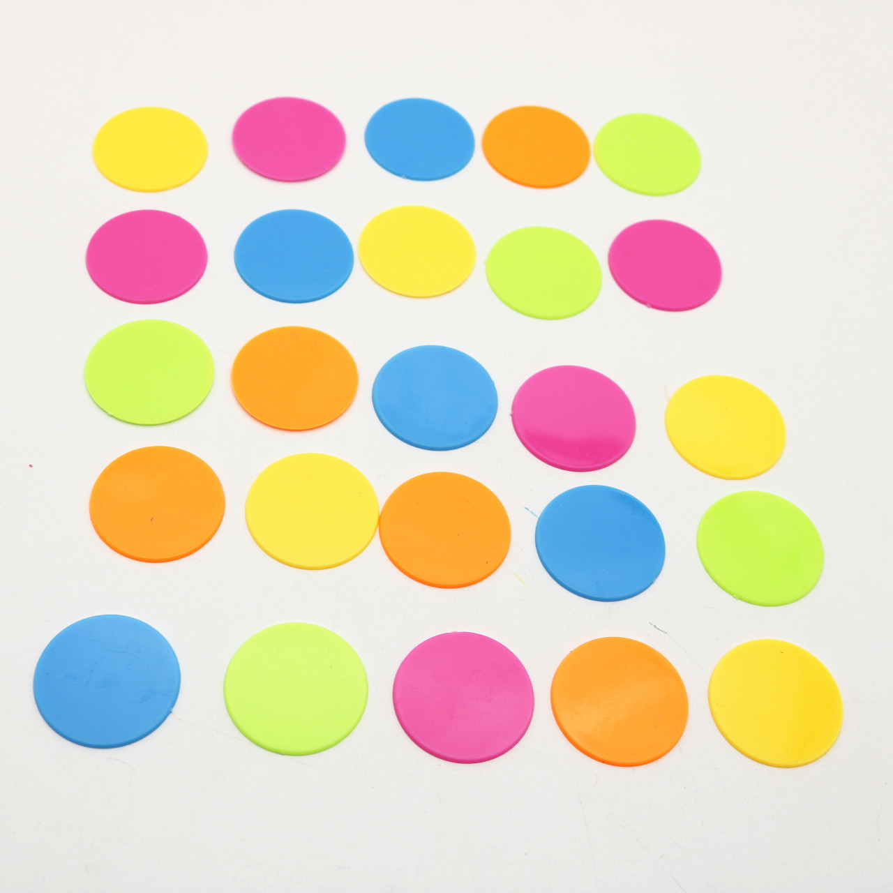 Wholesale Art Color Circle 866 Geometry Film Set Mathematics Teaching Aids Model 5 Colors 50 Plastic Circles