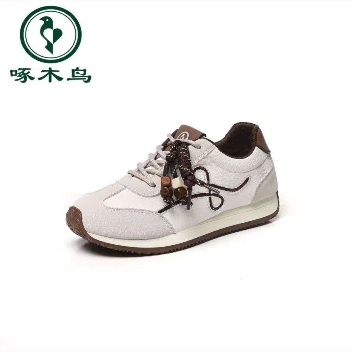 2026 primavera y otoño nuevos zapatos de papá aumentan suela gruesa popularidad en línea deportes ociosos para mujeres Agan Waffle zapatos para mujeres