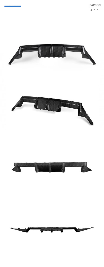 Suitable for Bmw G87M2 Modified Rear Lip Mp Style Small Body Kit, Dry Carbon Fiber Rear Bumper Decoration, Rear Spoiler Large Body Kit
