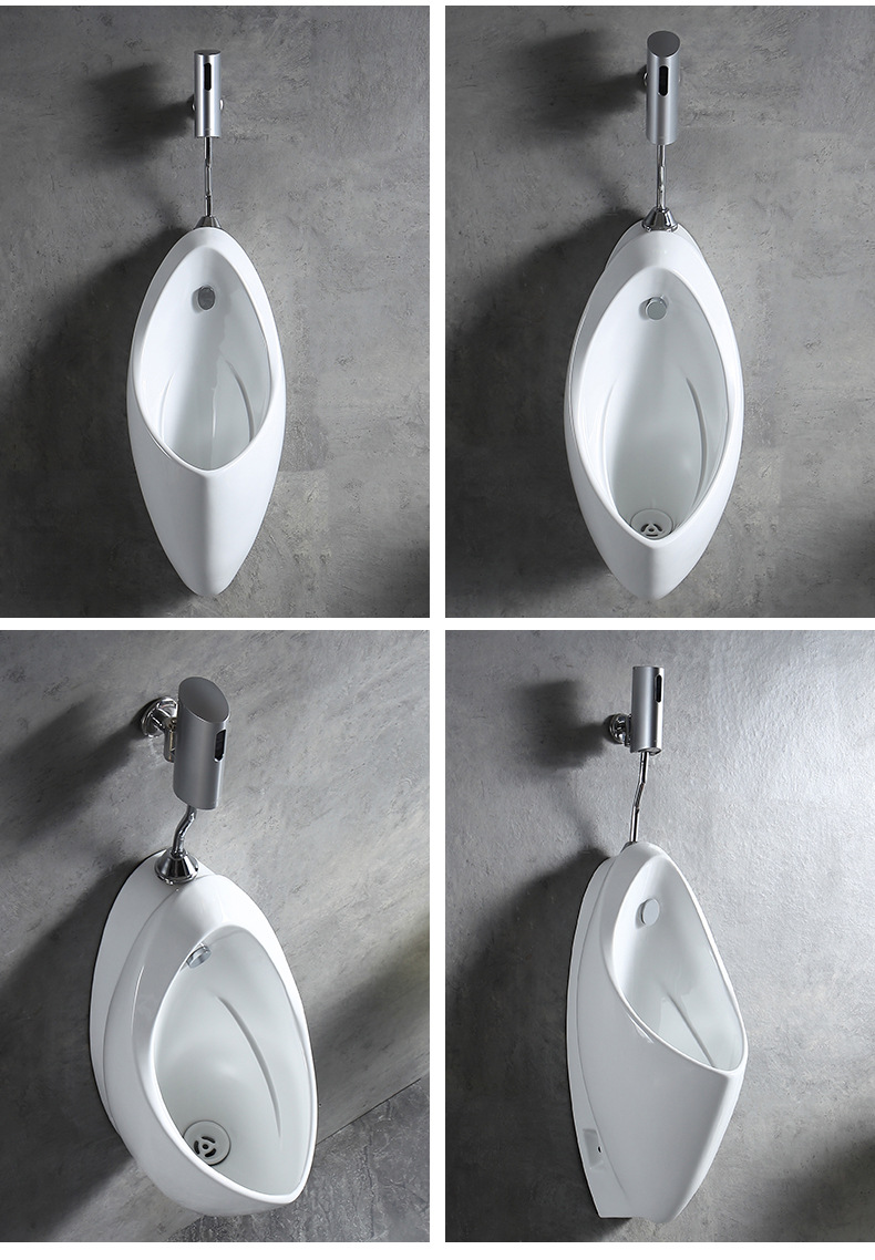 Engineering Urinal 904 Wall-mounted fully automatic sensor urinal, men's ceramic urinal, adult urinal undefined