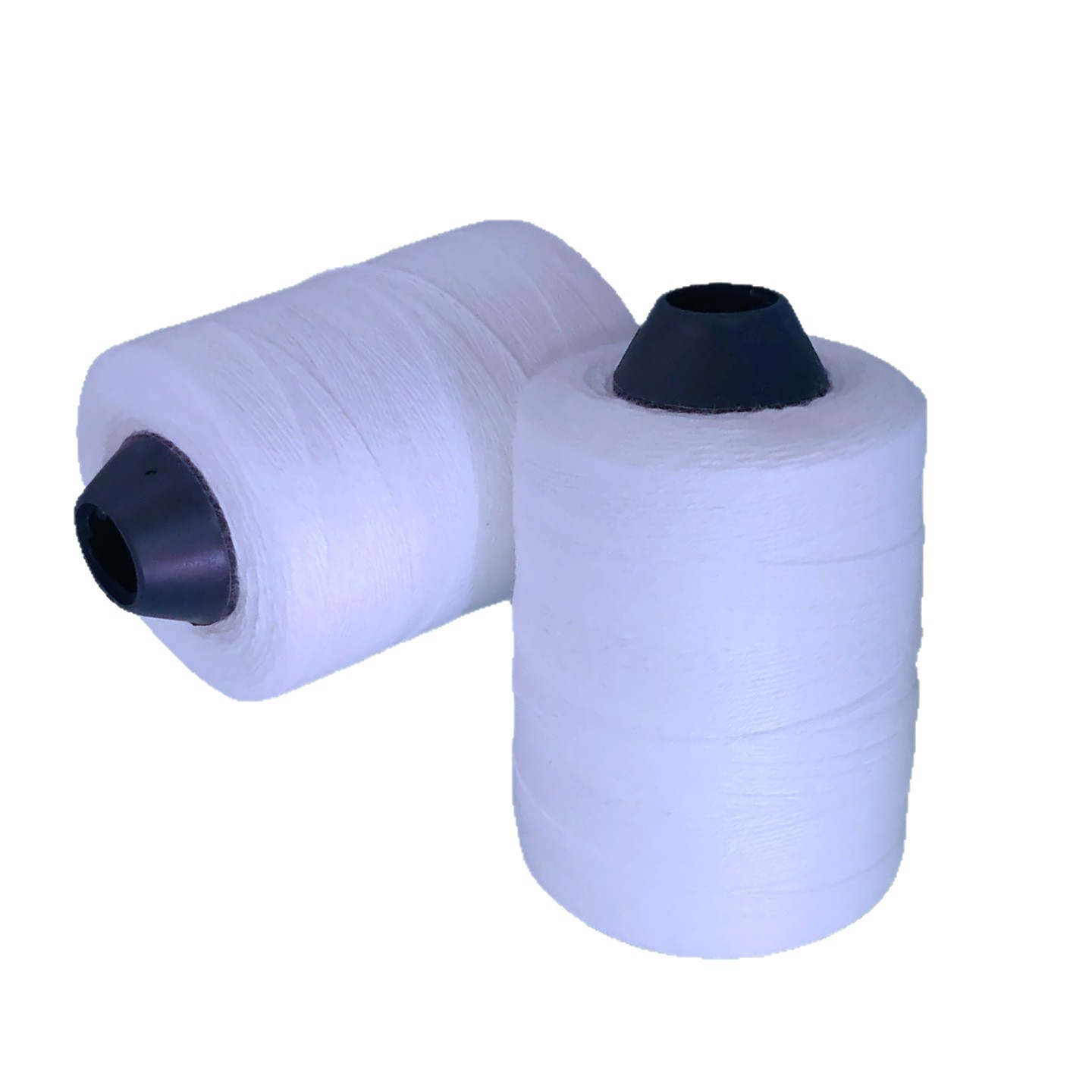 Línea de máquina de coser portátil Línea de costura blanca de 180g Línea de embalaje exprés de fábrica de sellado de granos Línea de bolsa tejida fuerte