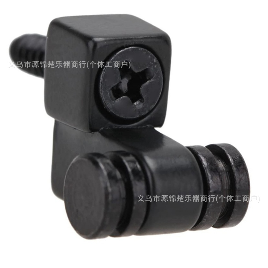 电吉他琴头滚珠压弦扣 民谣吉他配件 银黑金锁弦扣 滚轴导弦器