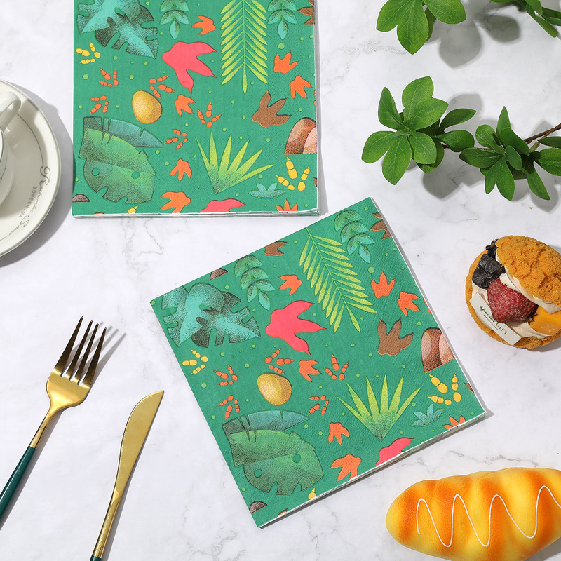 25 years new leaf maple leaf napkin paper towel cartoon season gift hotel restaurant printing disposable paper towel