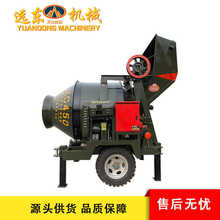 加工定制JZC350 400滚筒搅拌机全自动爬斗翻斗中齿圈混凝土搅拌机