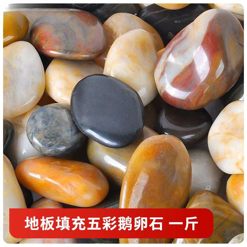 다채로운 자갈로 채워진 바닥 0.5kg