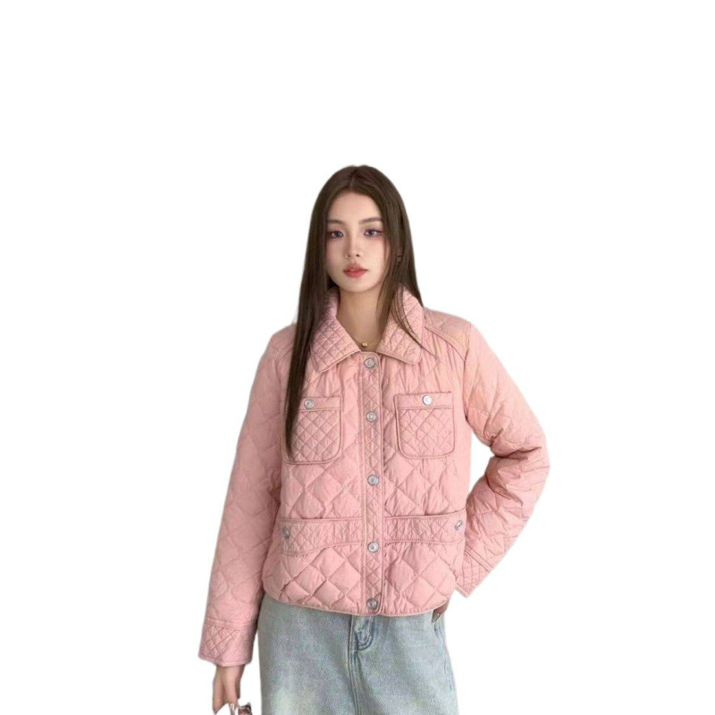 小香风羽绒服女冬季2025新款爆款短款小个子高端女士轻薄外套803|undefined