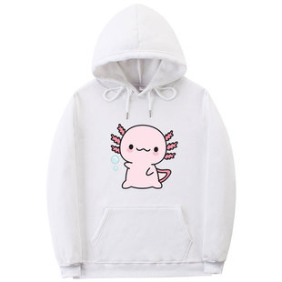 Axolotl Boba Milk Tea Hoodies�ݼy�ה[�\���� ��Ů���e�\���l��