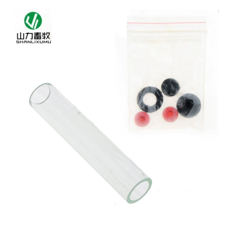 2,5 мл Кожаная подушка кожаное кольцо резиновая подушка 2,5 мл стеклянная трубка корова туберкулез шприц аксессуары Кожаная подушка стеклянная трубка