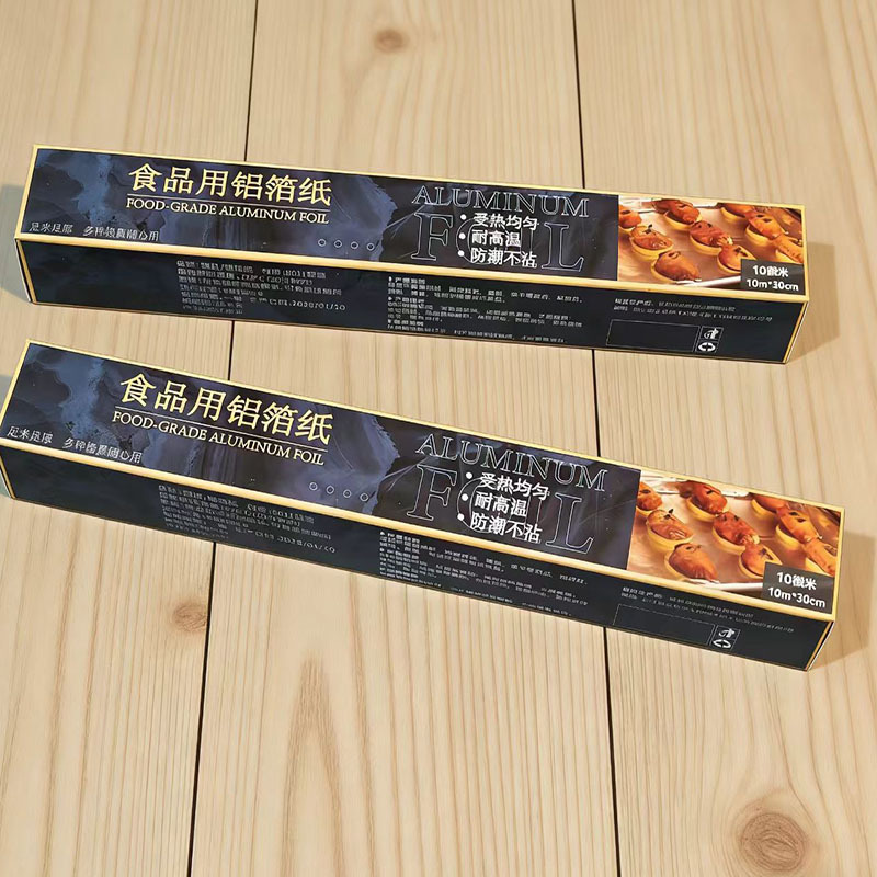 10m Tin Foil Aluminum Foil Roll for Home Use, Barbecue Supplies, Preservation, Chicken Baking Tools with Serrated Edges 5m