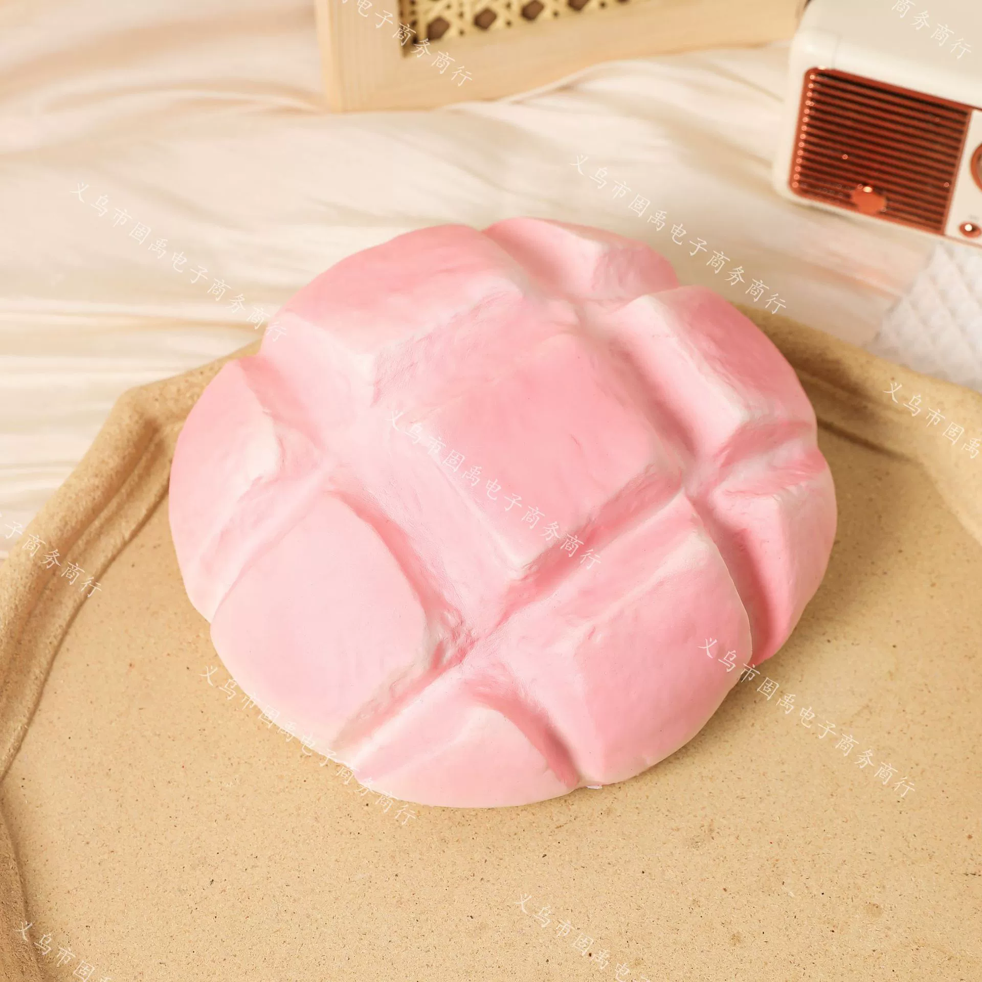 Большой полиуретановый реалистичный слайм, антистресс, хлеб