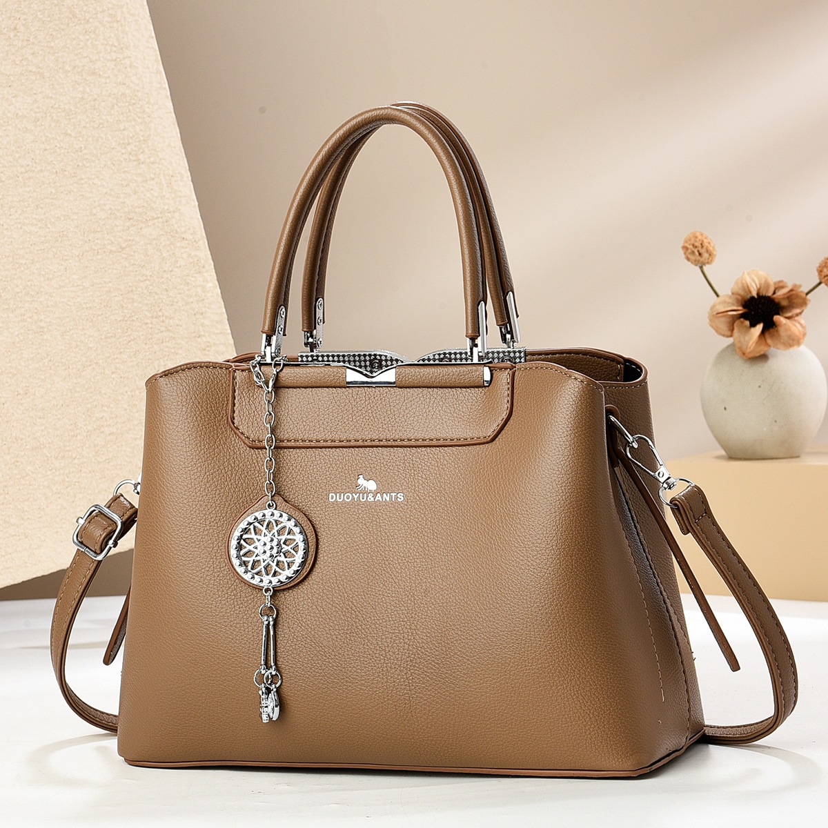 Bolsos de marca de alta gama para mujer 2025 nuevo bolso portátil para mujer, regalo para madre, práctico, viajero, todo fósforo, un solo hombro