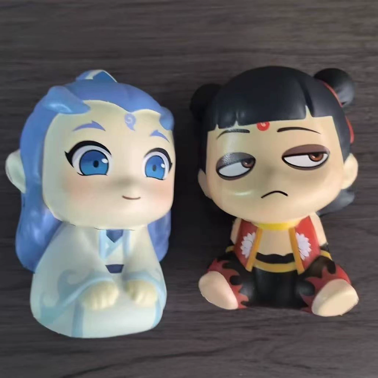 Модные игрушки-сквиши 2025 года: Нэчжа Ао Бин — медленно восстанавливающие форму сниматели стресса, трансграничный трендовый мини-автомат для игрушек