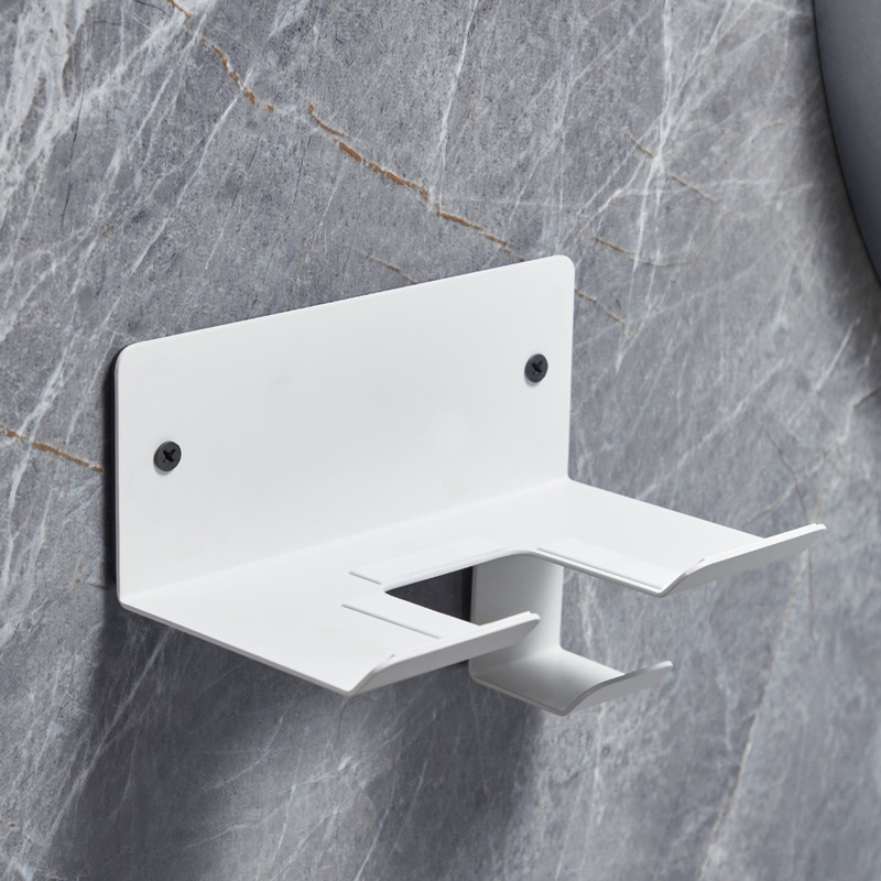 ダイソンヘアドライヤーホルダー、縦型穴あけ不要、理髪店用ダイソン収納ラック、ヘアドライヤー卓上収納ラック、多機能収納ラック