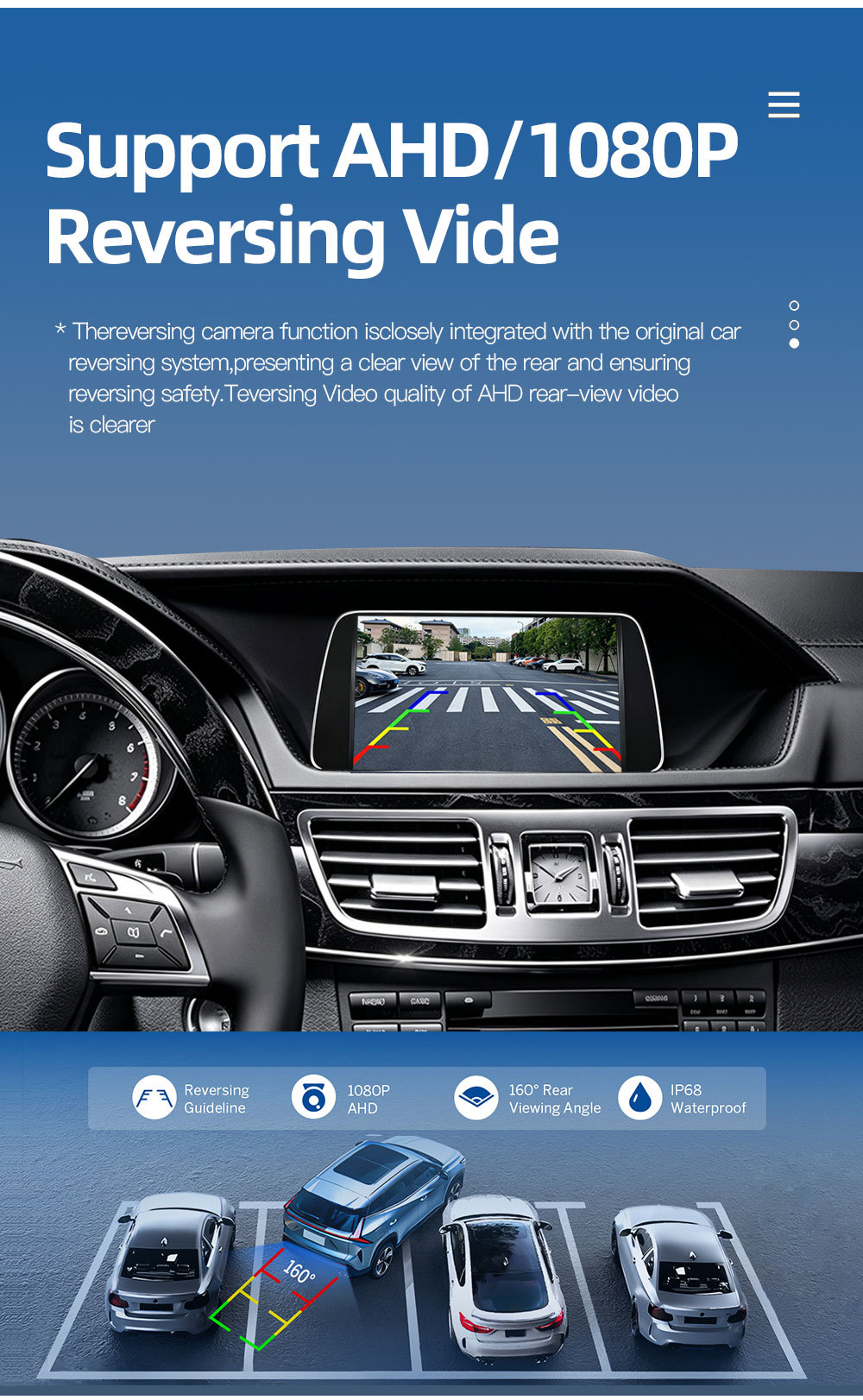 Linux System 7inch Is Suitable for Mercedes-Benz E-Class W212 Central Control Large-Screen Car Navigation Carplay Player