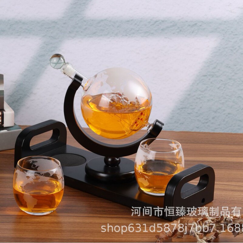 Wholesale Thickened Globe-Shaped Glass Bottles with Tap for Home Decoration, Sealed Empty Bottles for Infusing Liquor Wholesale Thickened Globe-Shaped Glass Bottles with Tap for Home Decoration, Sealed Empty Bottles for Infusing Liquor