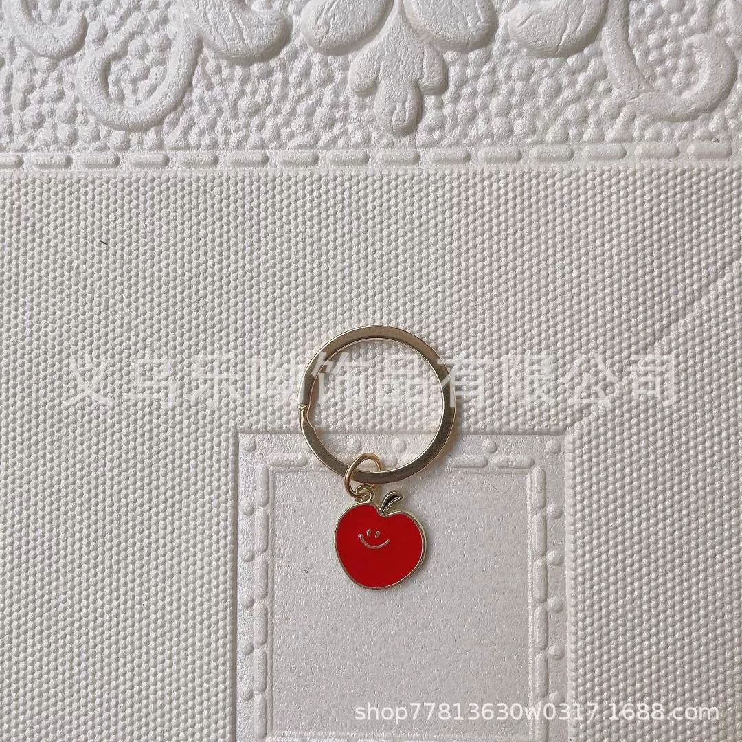 Apple, cute keychain handmade, pendant, accessory