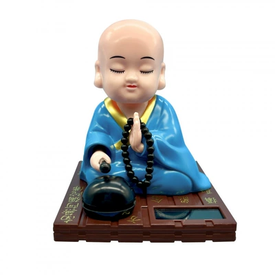 Handicraft, Car Decoration, Interior Accessory, Car ornaments - small-little-blue-monk-color-box-packaging