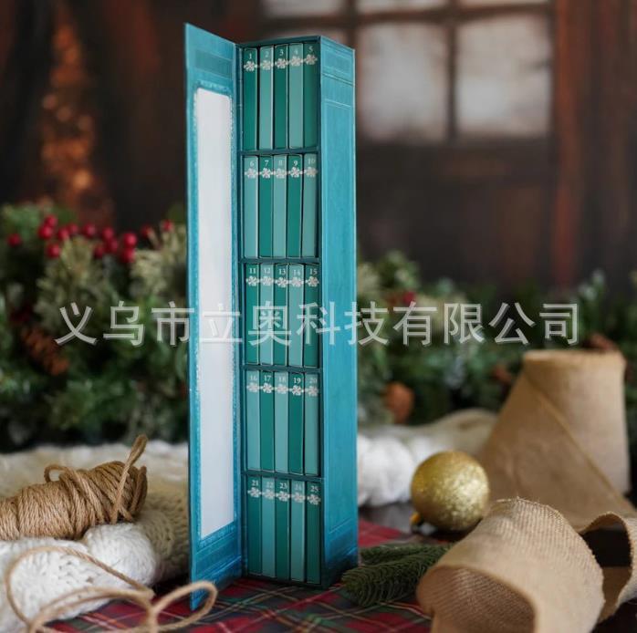 跨境爆款Mini Book Ornament Advent盲盒圣诞节惊喜厂家批发|undefined