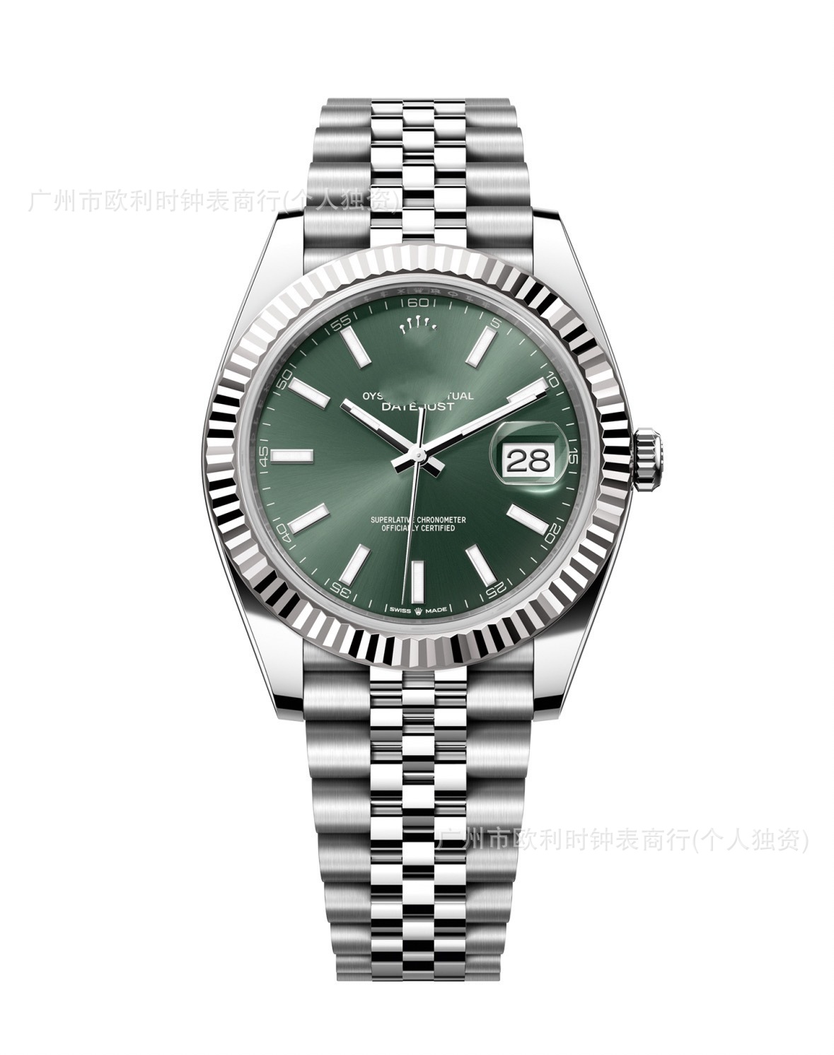 Laojia comercio exterior transfronterizo tendencia de moda hombre reloj mecánico automático tipo registro de correa de acero comercial impermeable reloj de luz nocturna