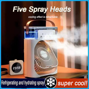 Mini Rechargeable Table Mist Fan ��7ɫ�����{����yʽ�F��