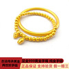 gold Bracelet Inheritance Ancient Sufficient gold 999 Hand string Gold Transfer bead Lotus Sufficient gold Bracelet 24K Gold