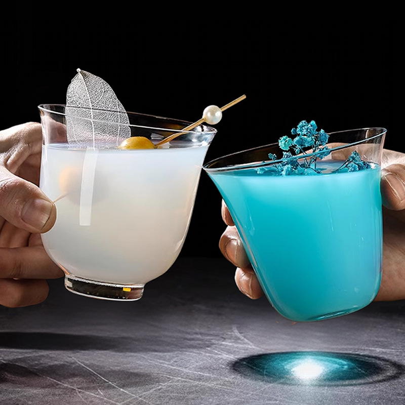 Silbato Kimura de estilo japonés copa de cóctel ultrafina bar barman copa de vino de vidrio spot copa de vino copa de expansión de bebida larga
