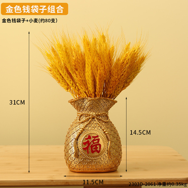 Fortune Fubuku Mai Suo Dry Flower Living Room Decoration Porch Wine…