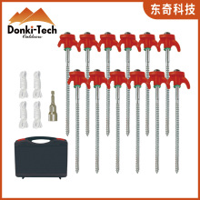 荧光钉户外天幕帐篷遮阳棚夜光钉草绿/墨绿地钉风绳大钉五金配件