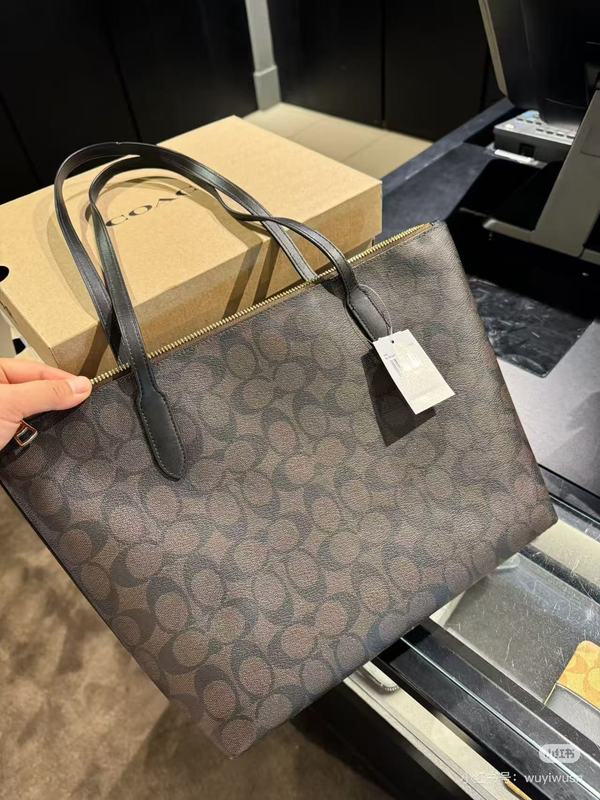 Koujia 2024 新しいジップトップ 30 ジッパートートバッグクラシック老眼ポータブルショルダー大容量レディースバッグ|undefined