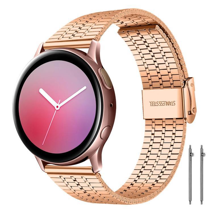 xDfind siete perlas pulseras de acero inoxidable 20mm 22mm tamaño universal correa de metal comercial