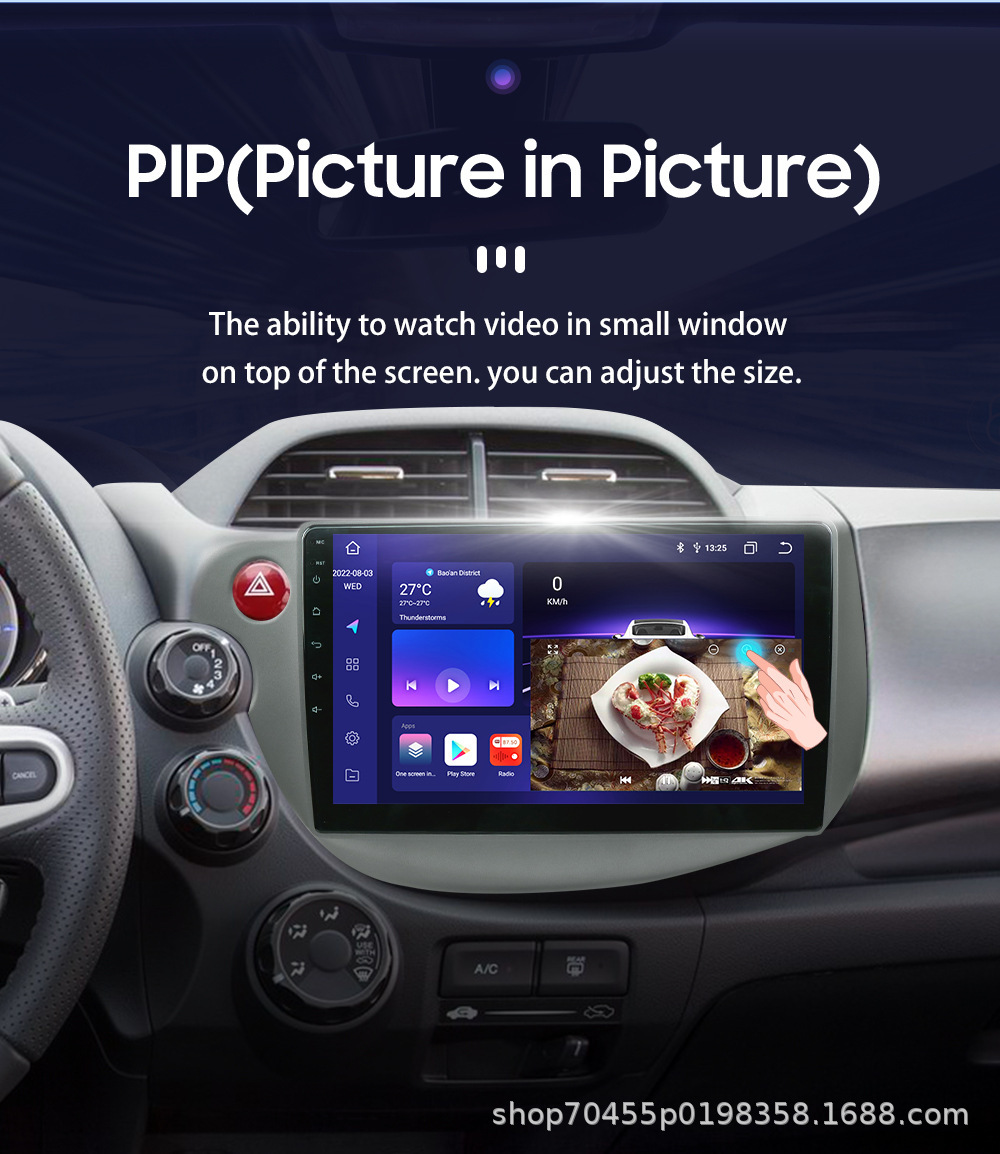 Suitable for Honda Fit JAZZ FIT Android central control large screen navigation all-in-one car intelligent navigator