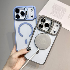 适用苹果17Promax镜头支架磁吸手机壳iPhone16自带镜头膜15防摔壳