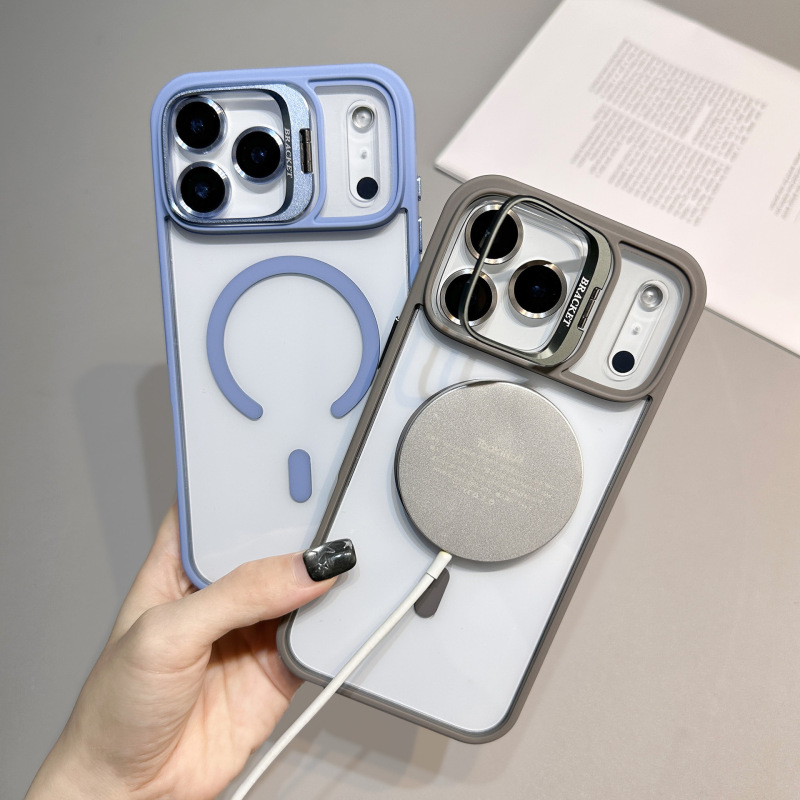 适用苹果17Promax镜头支架磁吸手机壳iPhone16自带镜头膜15防摔壳|undefined