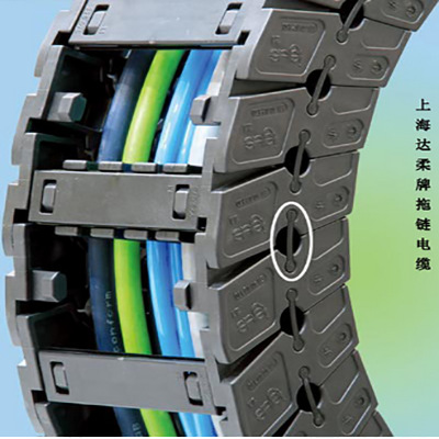 金属钢制坦克链架电缆穿线不锈钢拖链TL型桥式全封闭机床拖链线