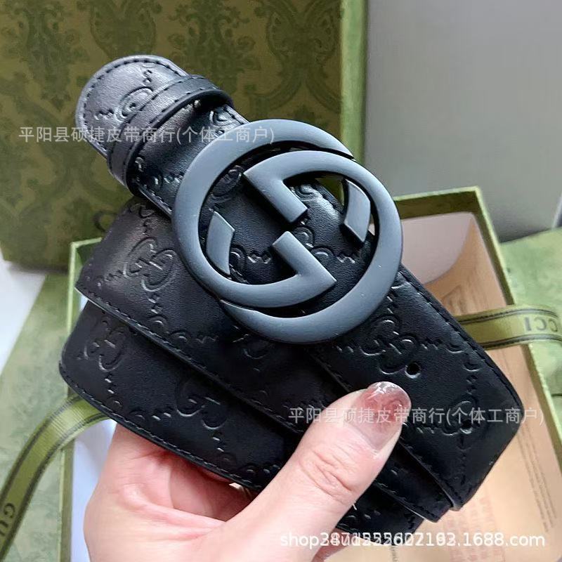 时尚百搭潮流爆款双G布纹男士腰带青年学生韩版装饰带男跨境批发|undefined