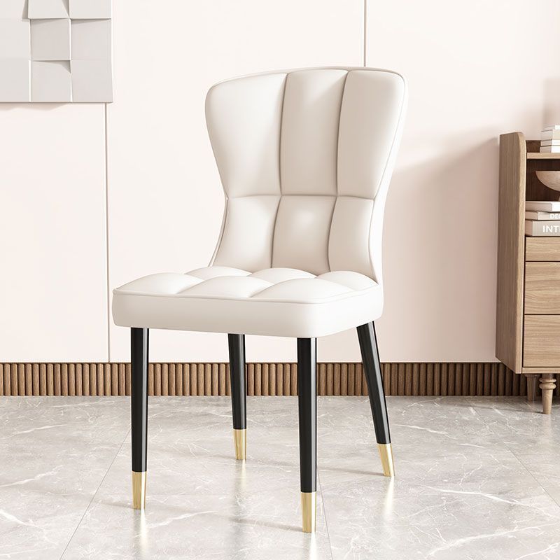 Asiento de restaurante nórdico simple respaldo superior silla de comedor de paquete flexible silla de negociación de hotel image 17