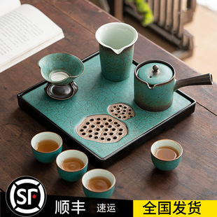 Японский заварочный чайник, чашка, высококлассный чай, глина, легкий роскошный стиль