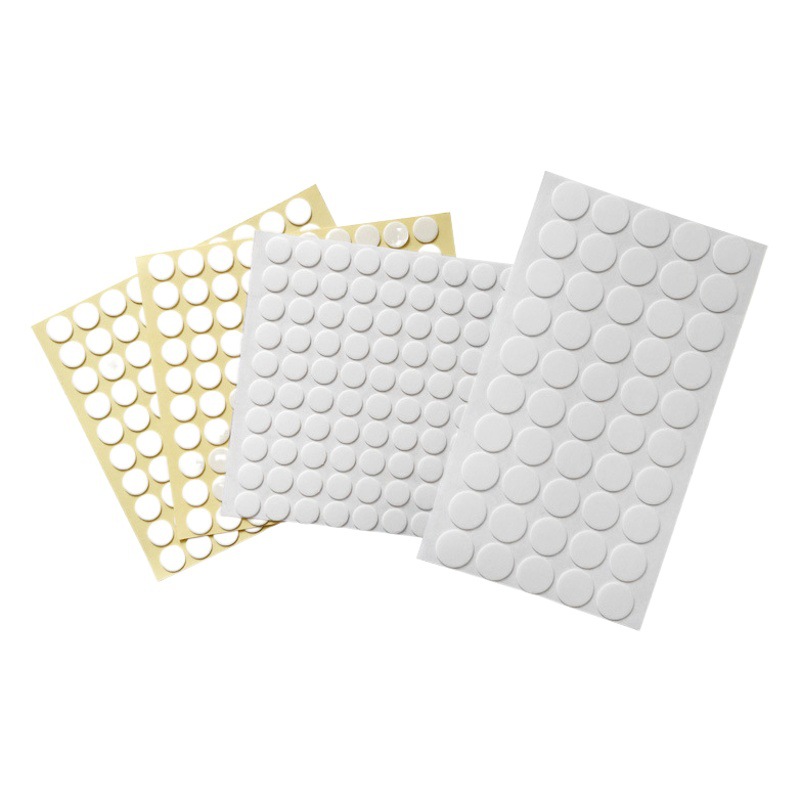 Ronda de acrílico transparente de doble cara Punto de pegamento de resina globo pegamento punto alto adhesivo nano sin costura pegamento redondo al por mayor