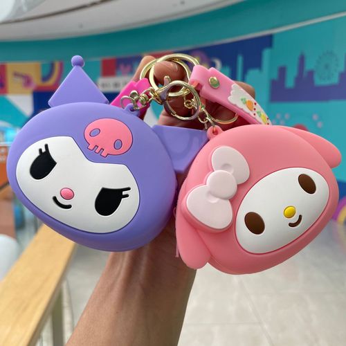 Hobbyist Cartoon Cute Zero Wallet Silicone Small Wallet Sanrio Keychain Car Ornament Small Gift Wholesale