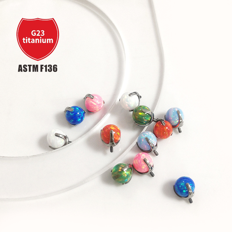 Pointed titanium steel lip stud product view