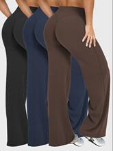 Q 24435 High Waist Flared Yoga Pants ���������٤�� �羳����