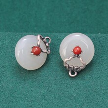 S925���y������ƽ�����ϼt��觵��� �͹�С��DIY�ֹ���������Ʒ