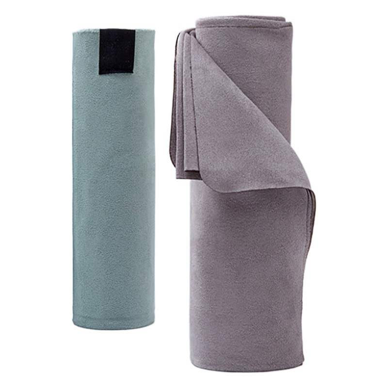 Xuanlin Non-Slip, Sweat-Absorbent, Machine-Washable, Double-Sided Brushed Professional Yoga Studio Portable Dirt-Resistant Microfiber Yoga Mat Towel