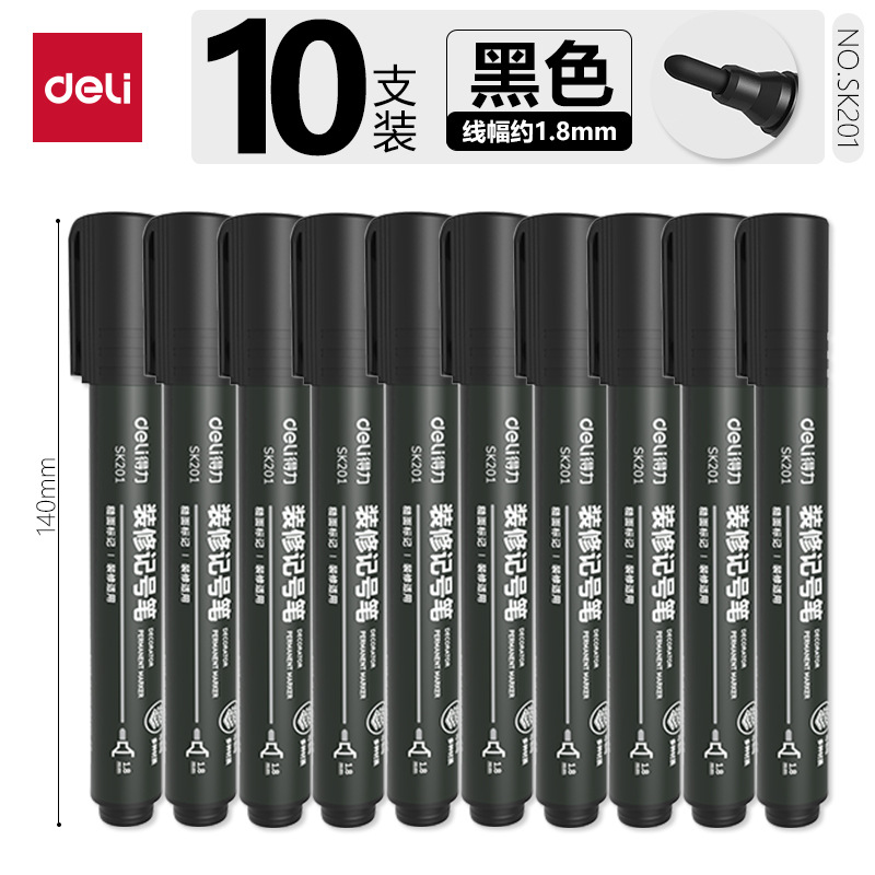 La tinta de gran capacidad de la marca de aceite de la fuerza de la tinta de la cabeza gruesa de la línea de la cabeza grande de la cabeza