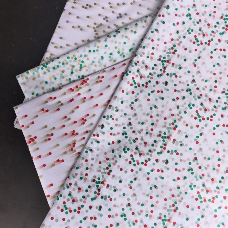 20张/包 彩色波点系列雪梨纸 礼品鲜花包装纸  拷贝纸 50X33厘米|undefined